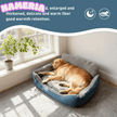 Nameria Cozy Plush Pet Sofa Bed – Soft Washable Non Slip Luxury Dog Bed