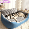 Nameria Cozy Plush Pet Sofa Bed – Soft Washable Non Slip Luxury Dog Bed