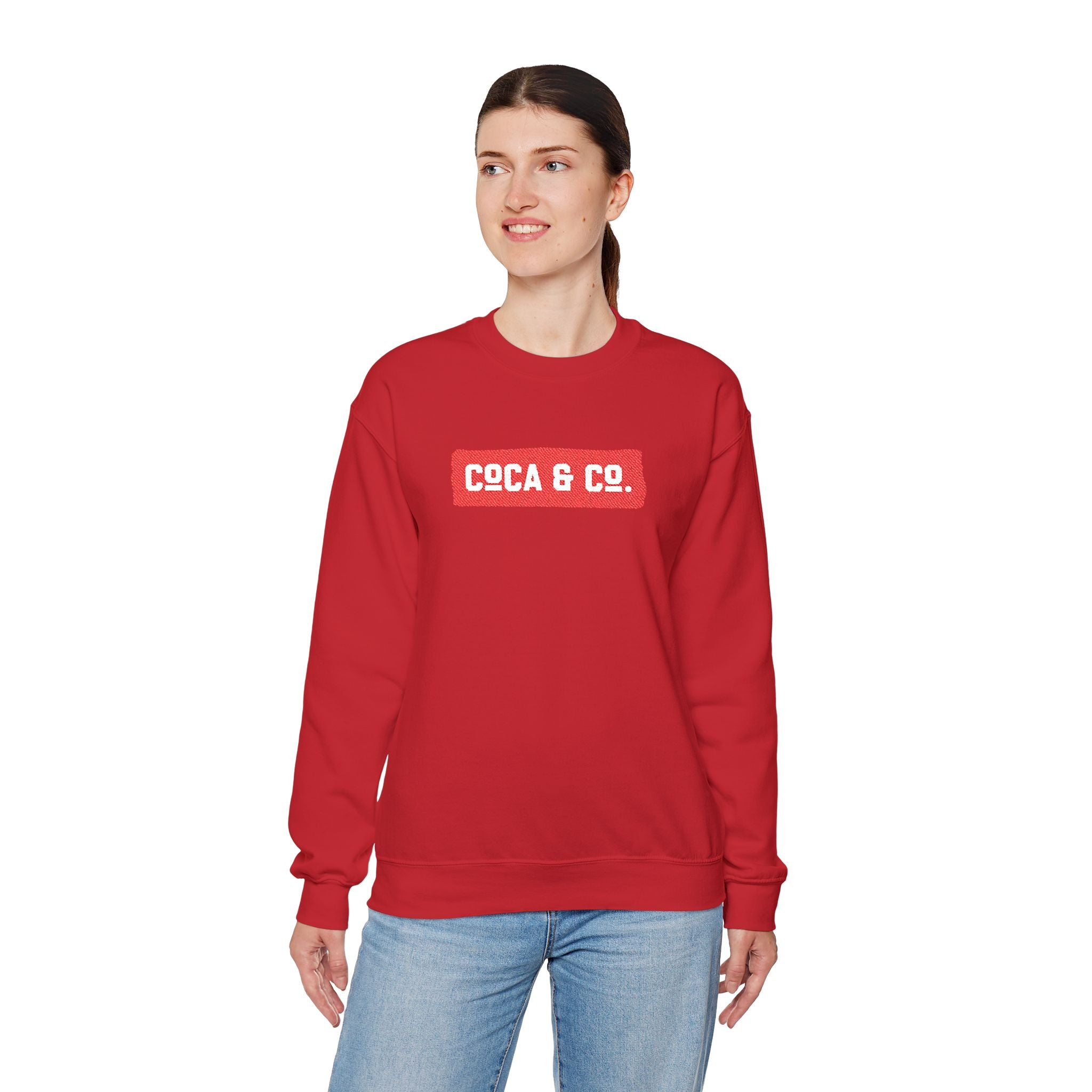 Gildan 18000 Unisex Crewneck Sweatshirt | Coca & Co Embroidery