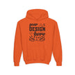Customizable Gildan 18500B Youth Heavy Blend Hooded Sweatshirt