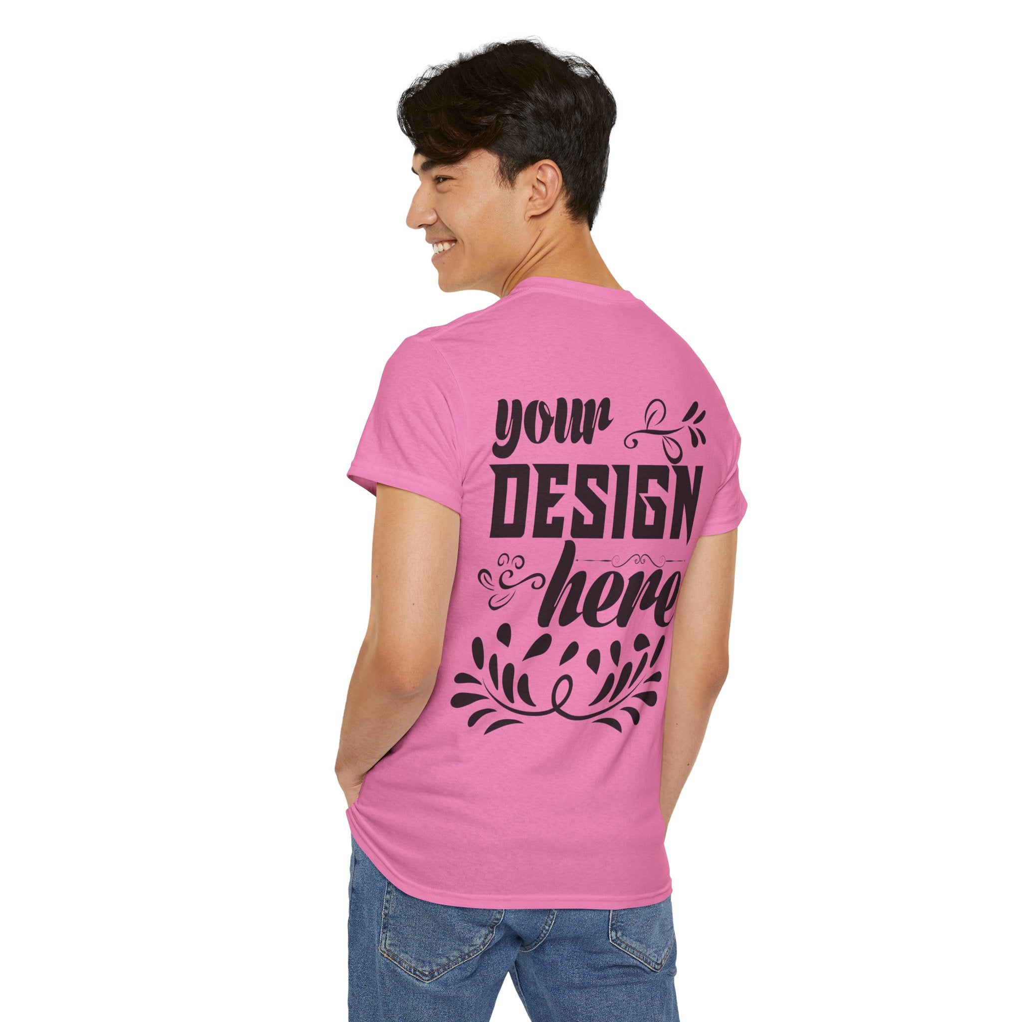 Customizable Gildan 5000 Unisex Heavy Cotton T-Shirt Classic Fit