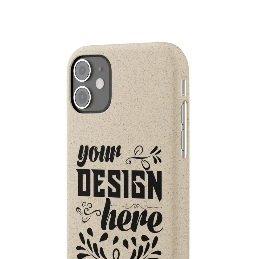 Customizable Biodegradable Phone Case Matte Finish Wireless Charging