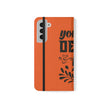 Customizable Flip Folio Phone Case With Card Slots Stand And Elastic Strap