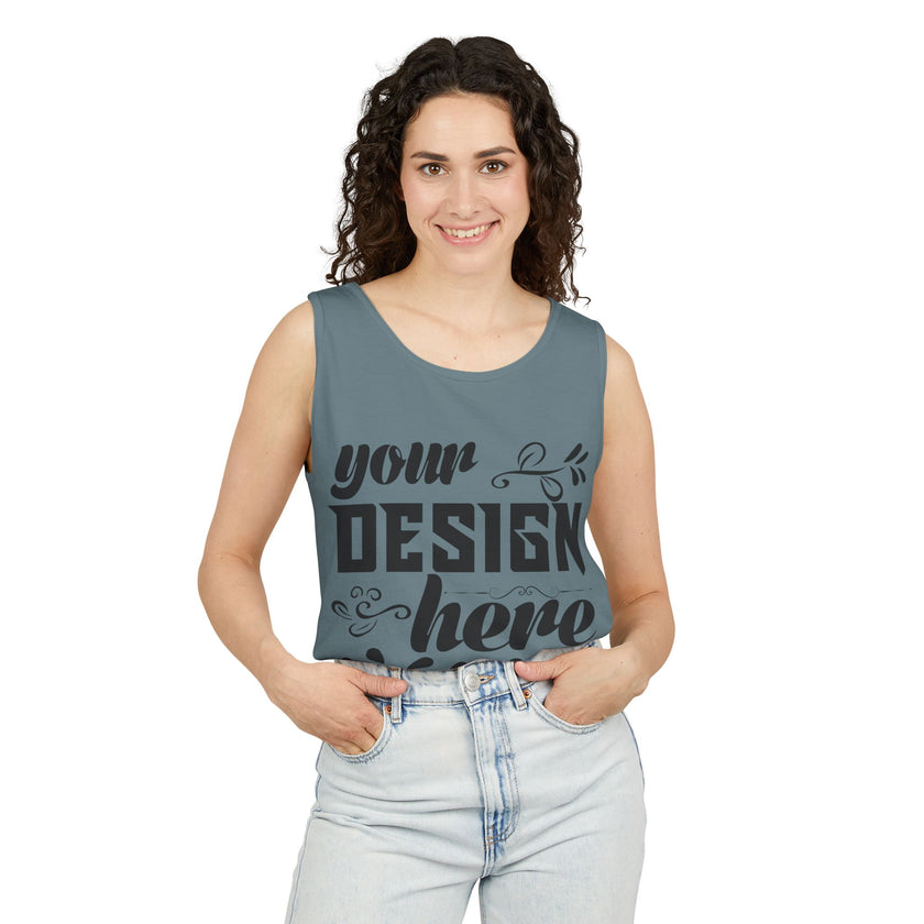 Customizable  Comfort Colors 9360  Unisex Garment Dyed Tank Top