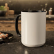 Customizable Glossy Ceramic Accent Mug 11oz and 15oz