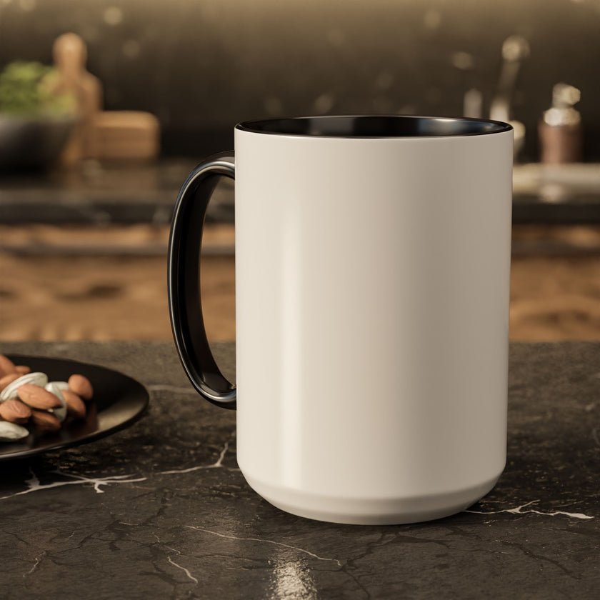 Customizable Glossy Ceramic Accent Mug 11oz and 15oz