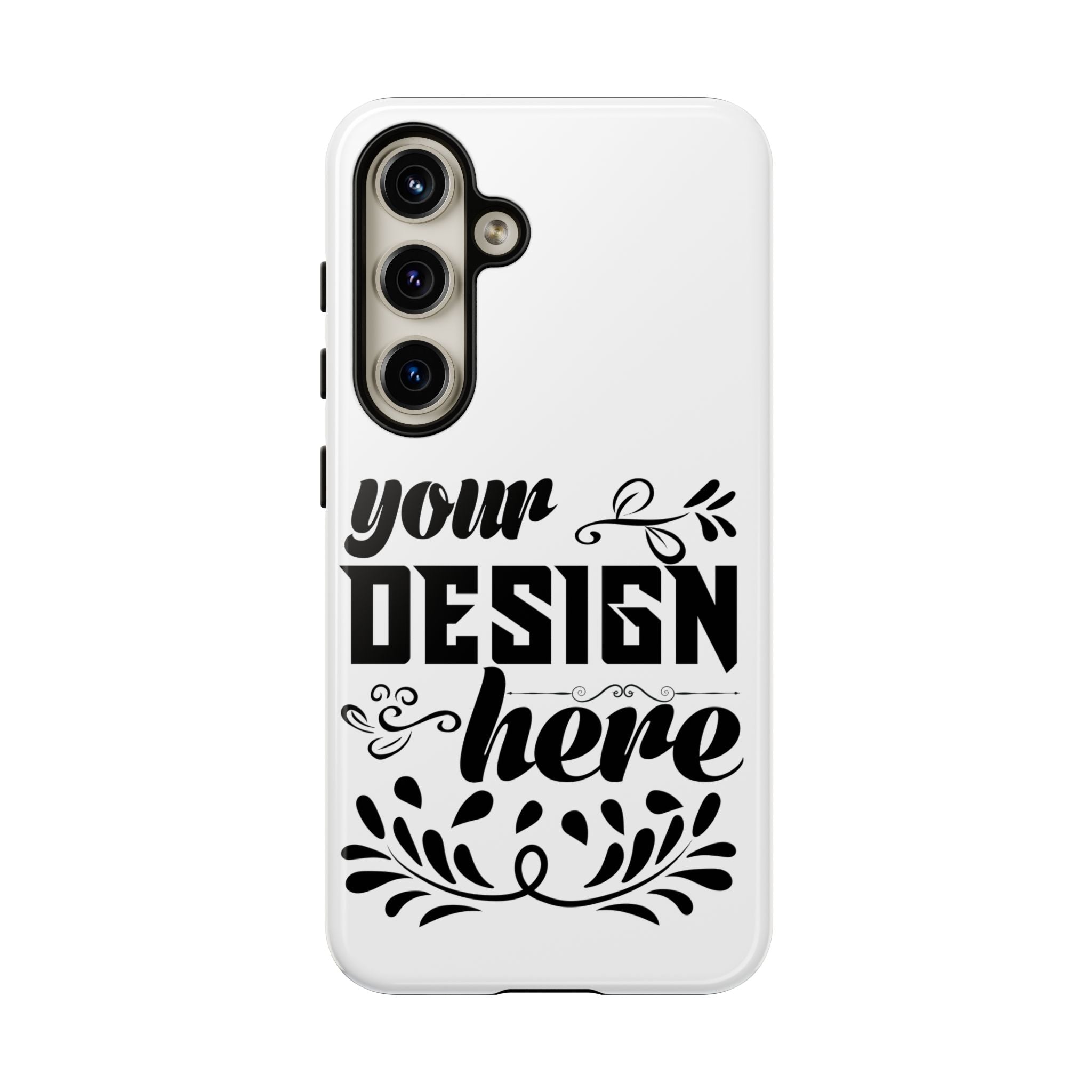 Customizable Tough Dual Layer Phone Case Polycarbonate TPU Liner Protective