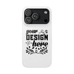 Customizable Snap Phone Case Slim Lightweight Polycarbonate Gloss Or Matte