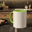 Customizable Glossy Ceramic Accent Mug 11oz and 15oz
