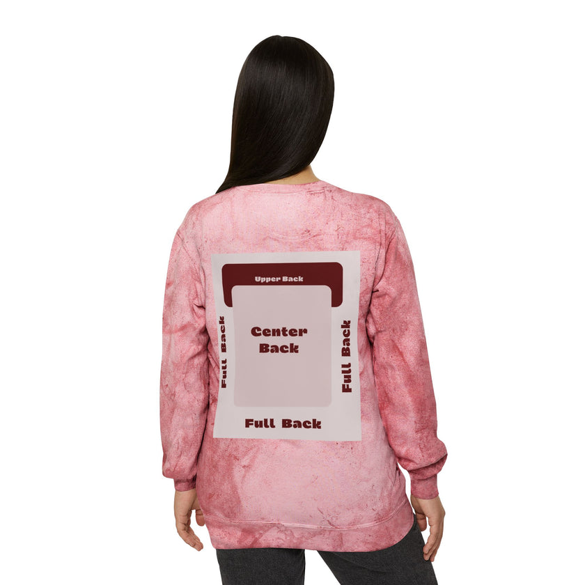 Customizable Comfort Colors 1545 Unisex Color Blast Crewneck Sweatshirt