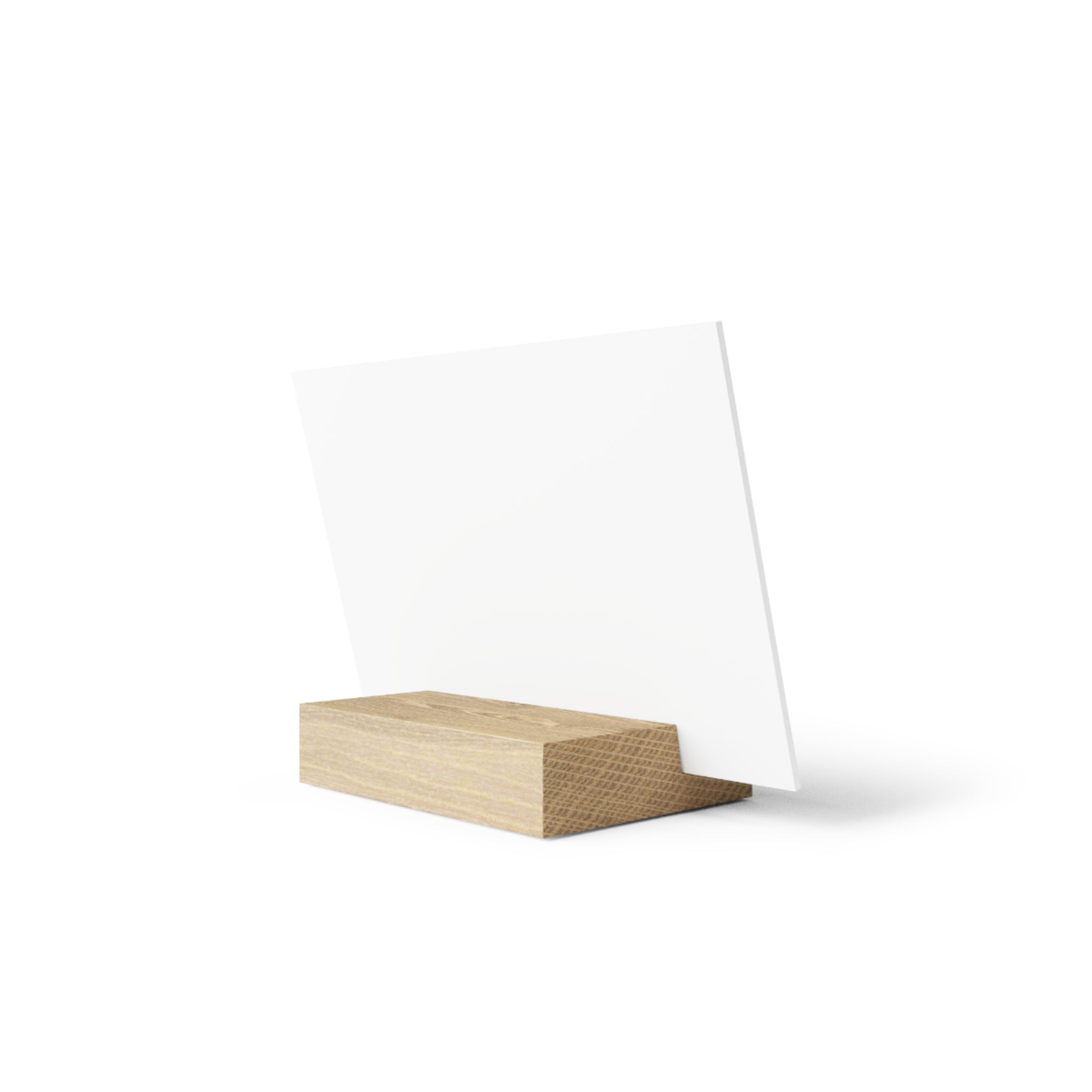 Customizable Gallery Board with Wooden Stand 1.8mm Giclée Print