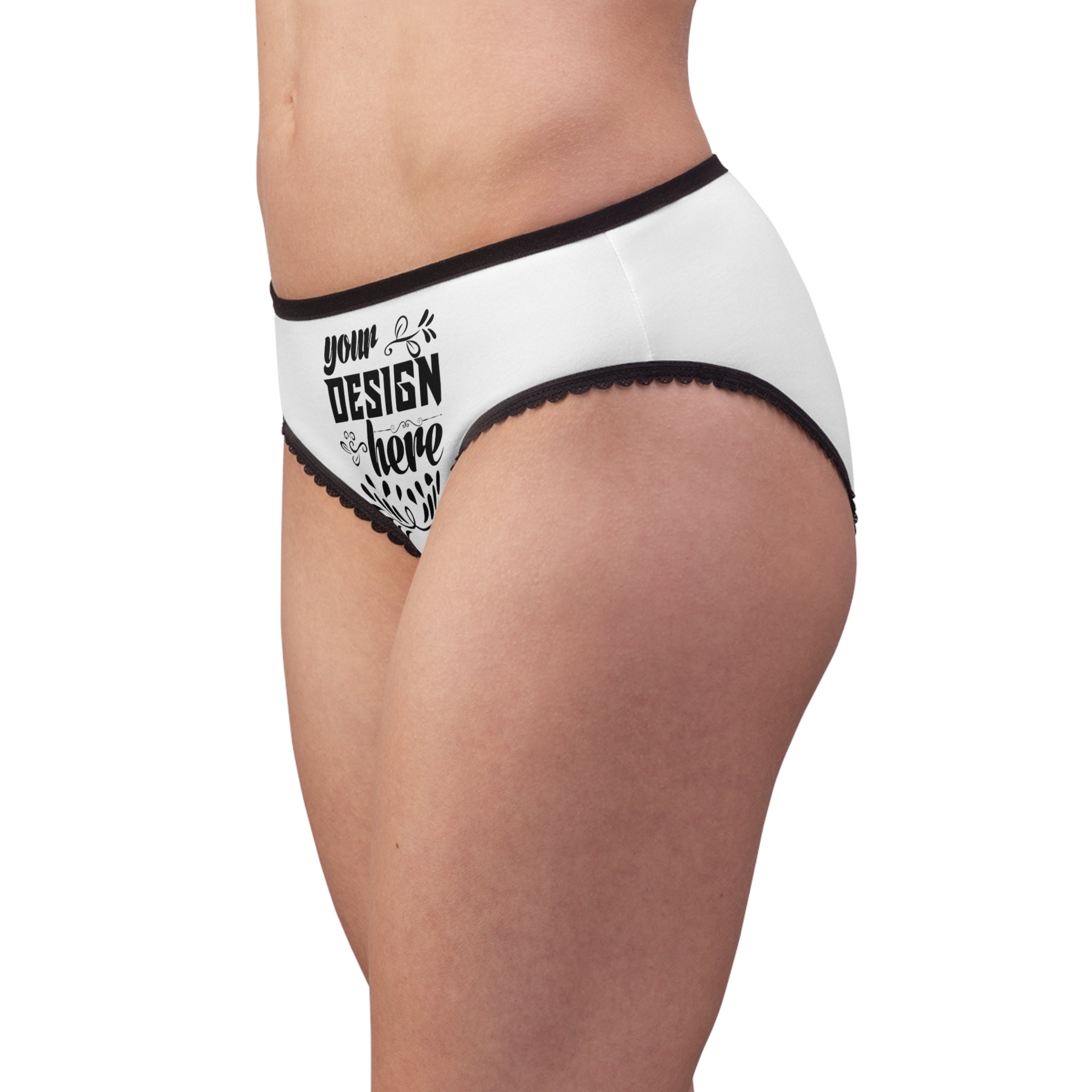 Customizable Womens Polyester Briefs Extra Light Regular Fit
