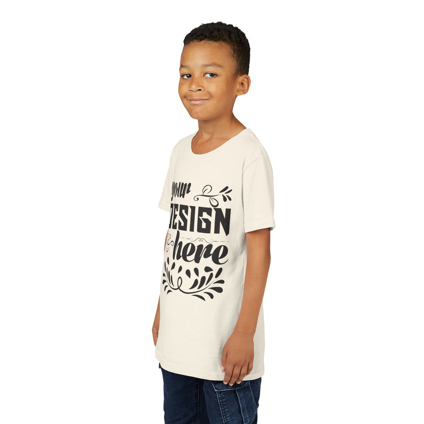 Customizable Bella+Canvas 3001Y Youth Short Sleeve T-Shirt Premium Fit