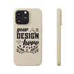Customizable Biodegradable Phone Case Matte Finish Wireless Charging
