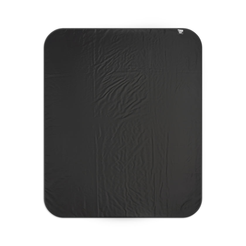 Customizable Soft One-Sided Print Picnic Blanket with Carrying Strap