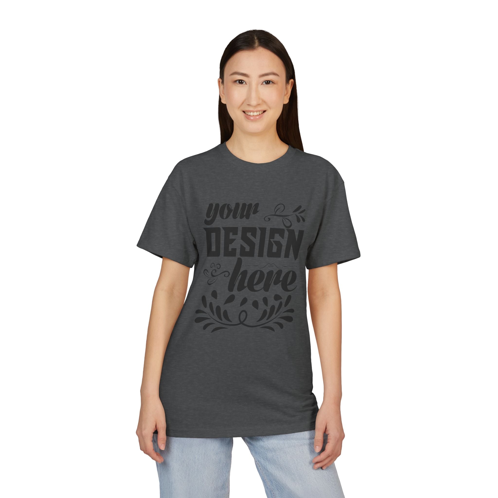 Customizable Next Level 6410 Unisex Sueded T-Shirt Light Fabric