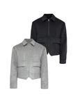 Nameria Unisex Cashmere Blend Zip Wool Jacket