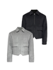 Nameria Unisex Cashmere Blend Zip Wool Jacket
