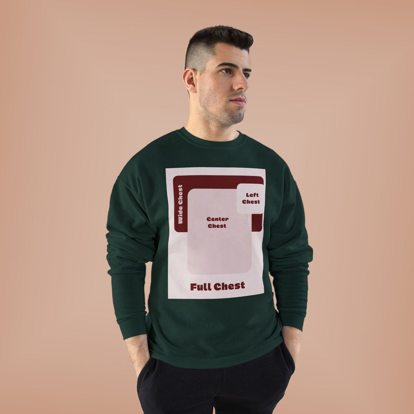 Customizable Unisex Hanes P160 EcoSmart  Crewneck Sweatshirt
