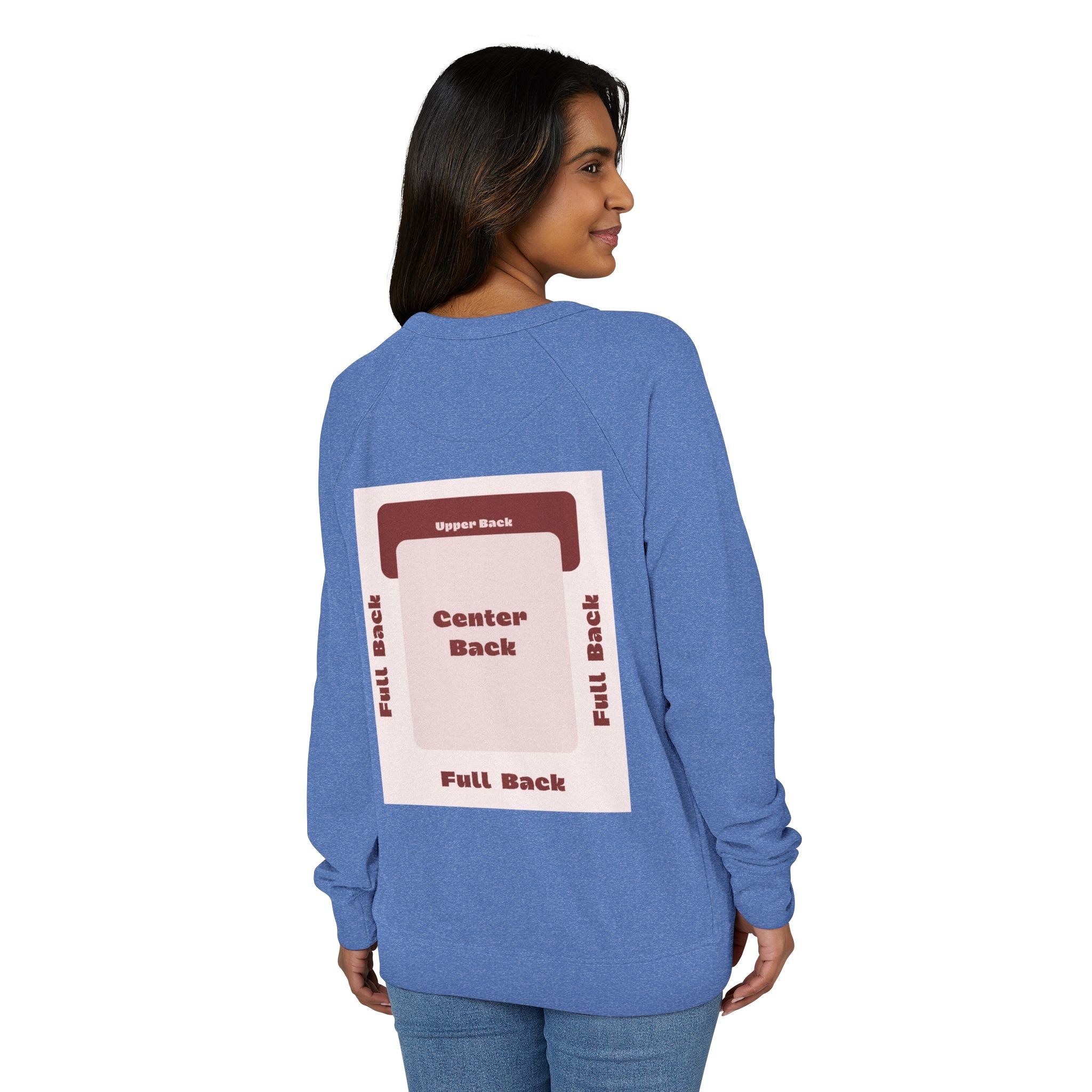Customizable Lane Seven LS13004 Unisex French Terry Raglan Crewneck