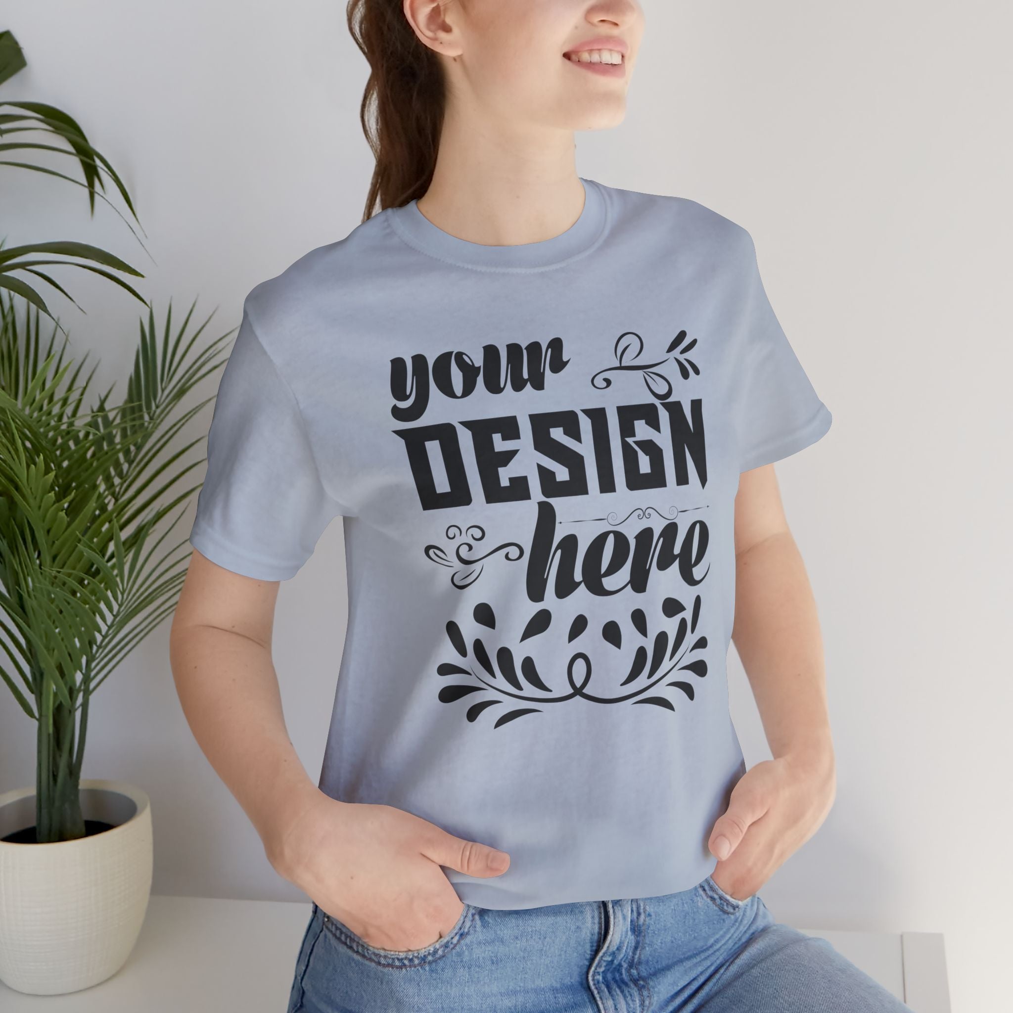 Customizable Prime Essentials Unisex Jersey T-Shirt Lightweight