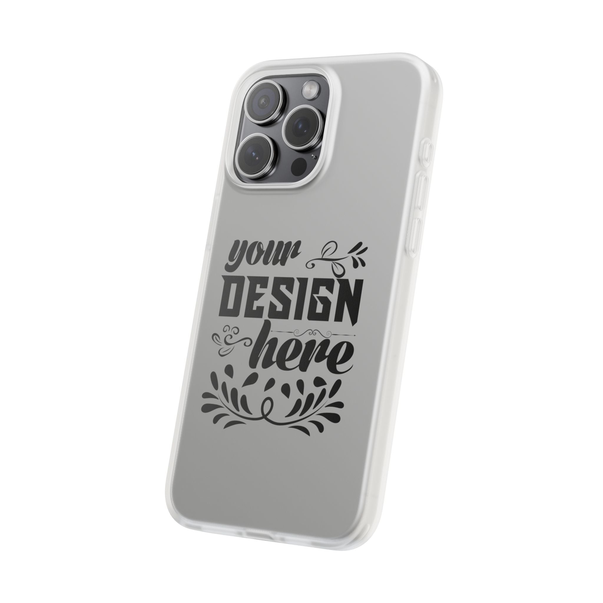 Customizable Flexi TPU Phone Case Slim Matte Protective Cover