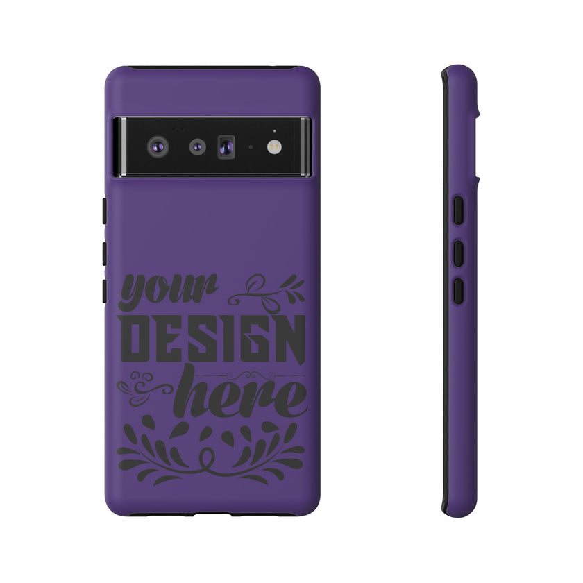 Customizable Tough Dual Layer Phone Case Polycarbonate TPU Liner Protective