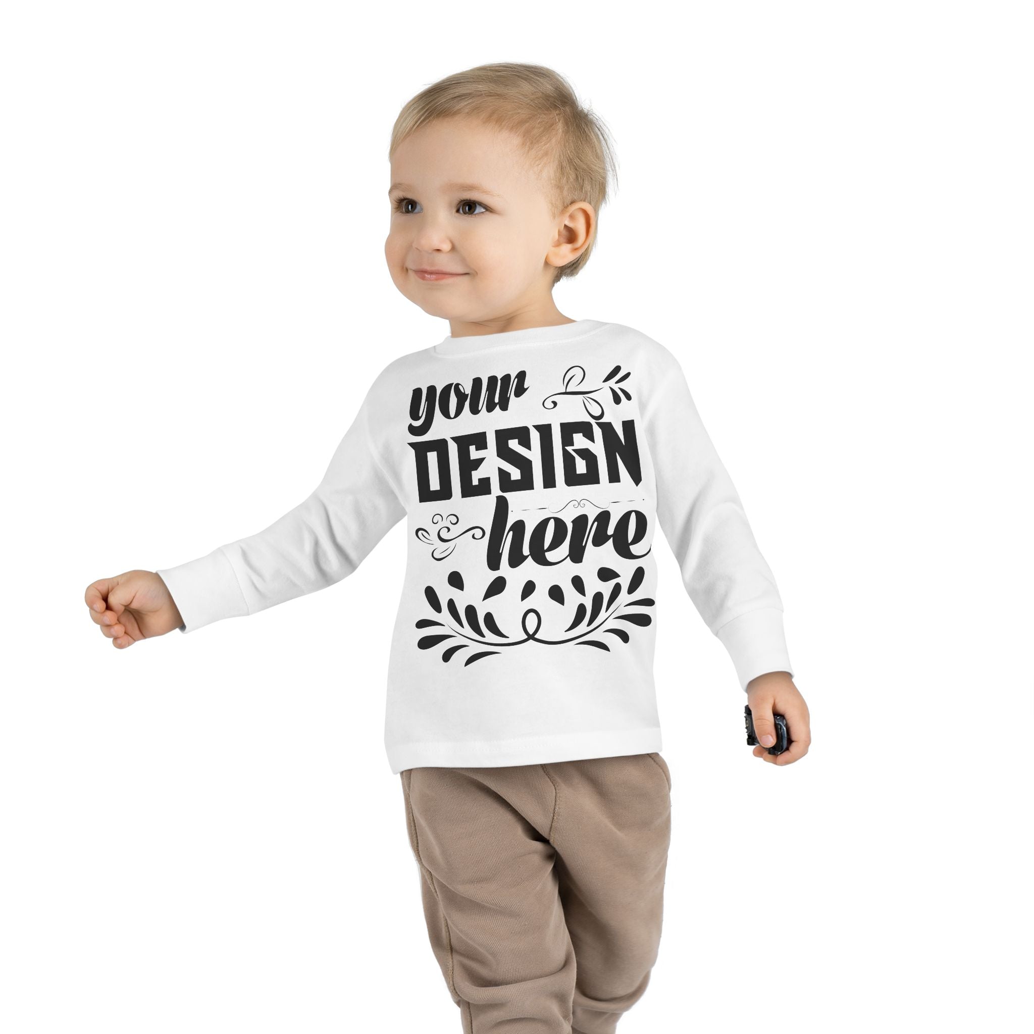 Customizable Rabbit Skins 3302 Toddler Long Sleeve T-Shirt
