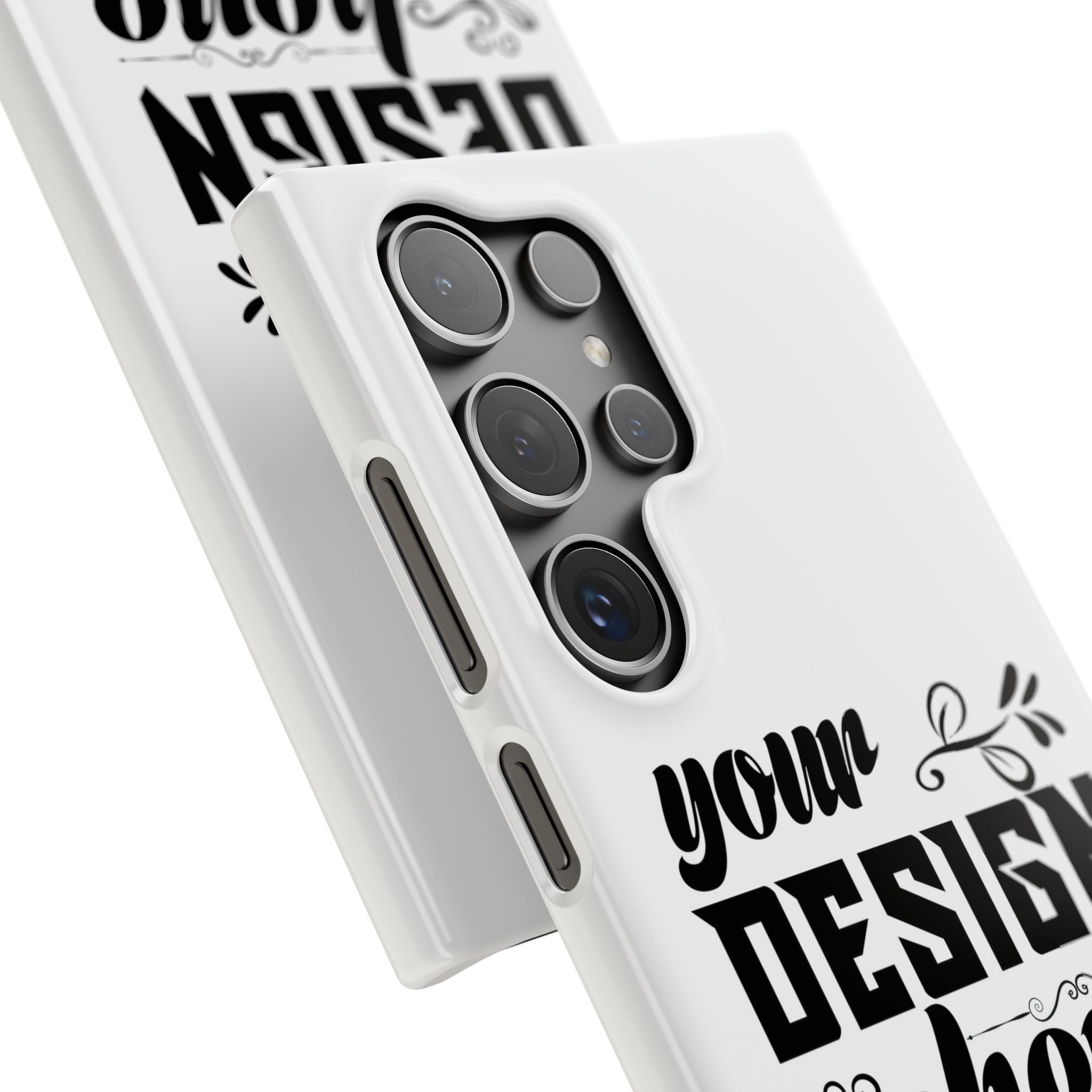 Customizable Snap Phone Case Slim Lightweight Polycarbonate Gloss Or Matte