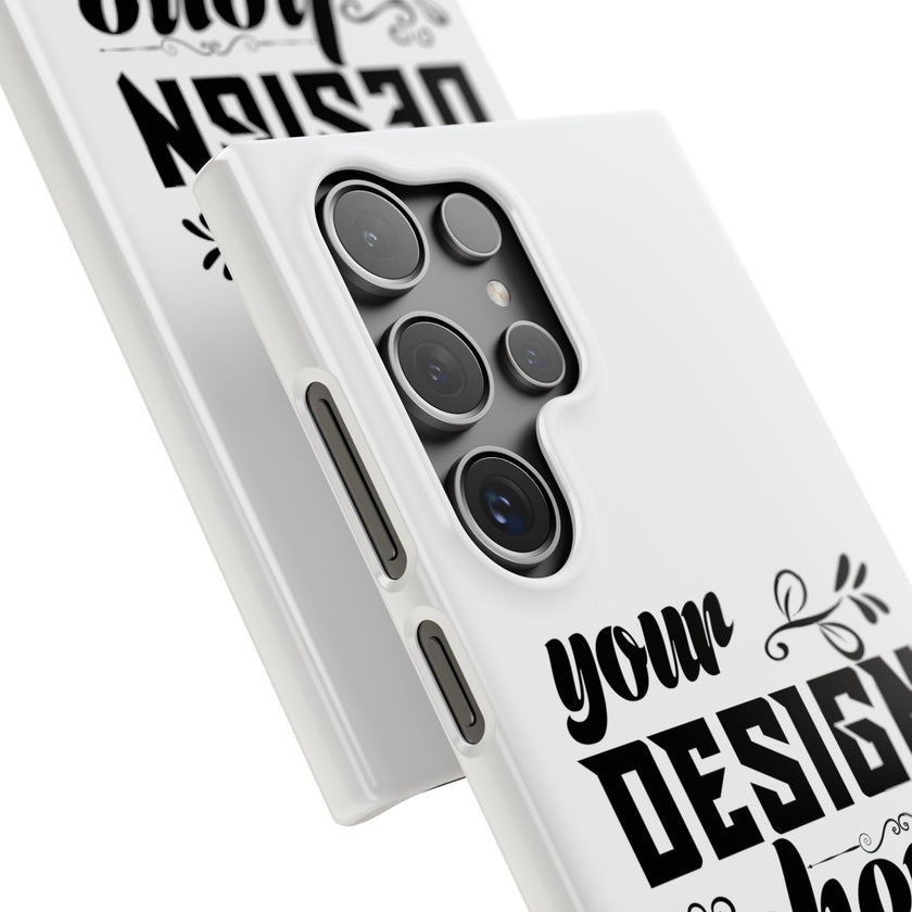 Customizable Snap Phone Case Slim Lightweight Polycarbonate Gloss Or Matte