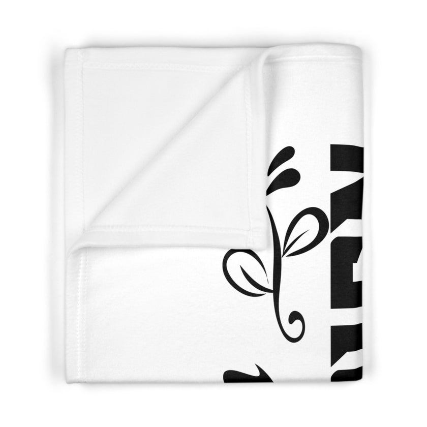 Customizable Soft Fleece Baby Blanket 30x40 Personalized One Sided Print