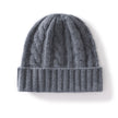 Nameria Unisex Cable Knit Cashmere Blend Hat Ear Flaps One Size