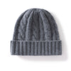 Nameria Unisex Cable Knit Cashmere Blend Hat Ear Flaps One Size