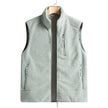 Nameria Unisex Fleece Lined Zip-Up Vest Stand Collar