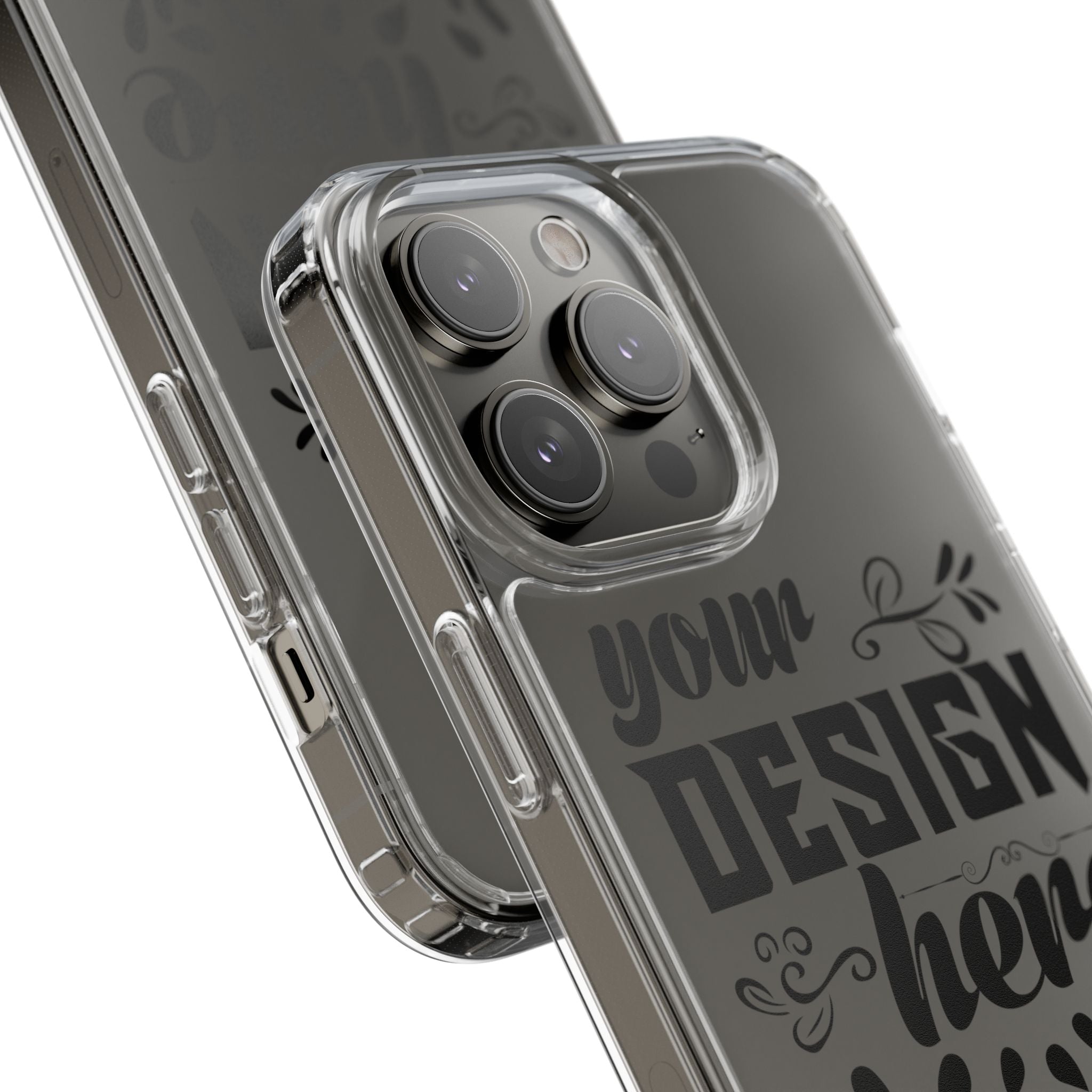 Customizable Clear Phone Case Slim Lightweight Scratch Resistant Protection