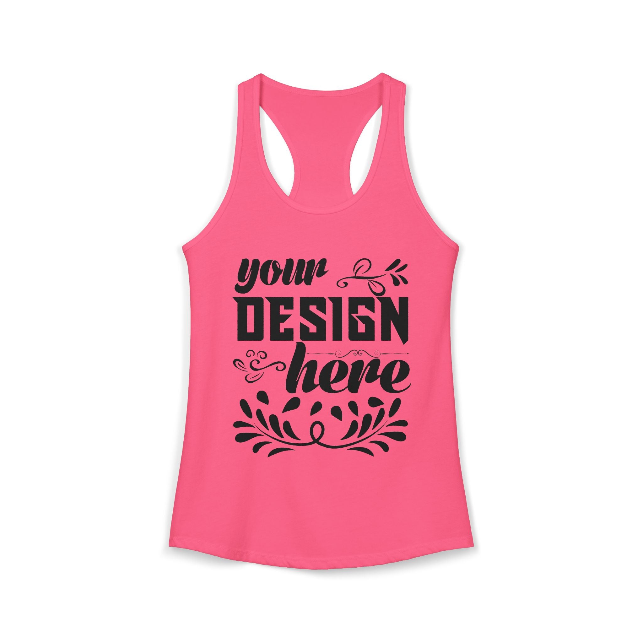 Customizable Next Level 1533 Womens Ideal Racerback Tank