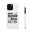 Customizable Snap Phone Case Slim Lightweight Polycarbonate Gloss Or Matte