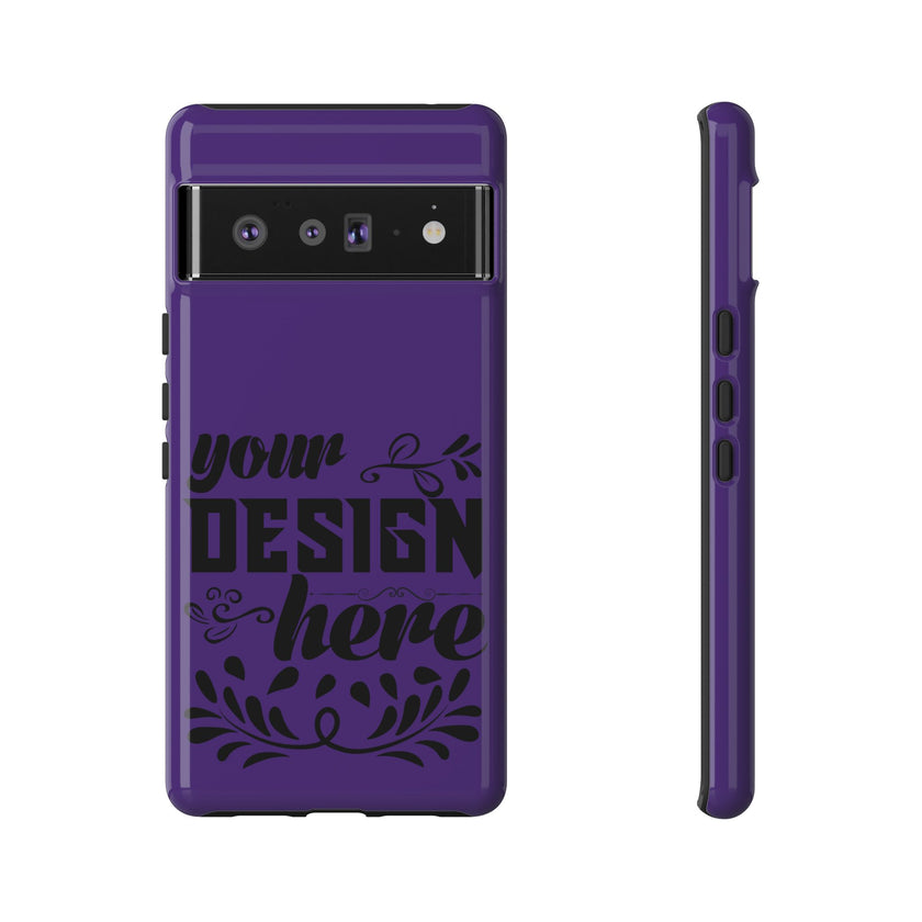 Customizable Tough Dual Layer Phone Case Polycarbonate TPU Liner Protective