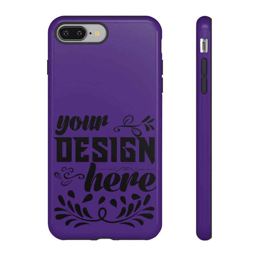 Customizable Tough Dual Layer Phone Case Polycarbonate TPU Liner Protective