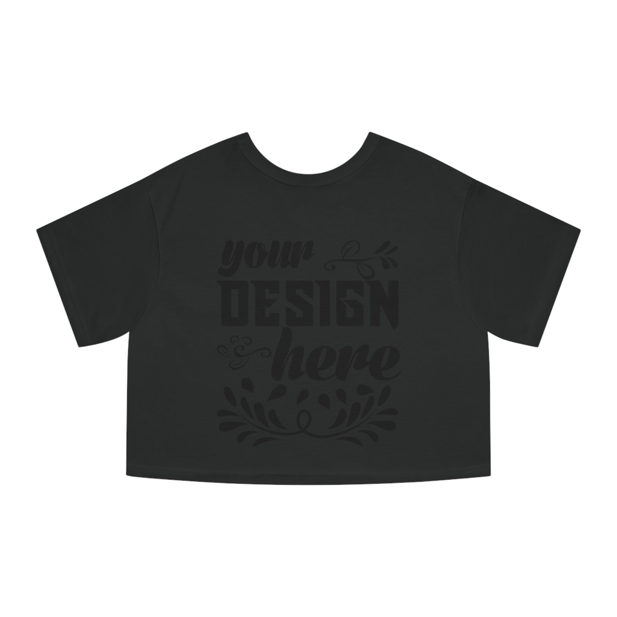 Customizable Champion T453W Womens Heritage Cropped T-Shirt Jersey