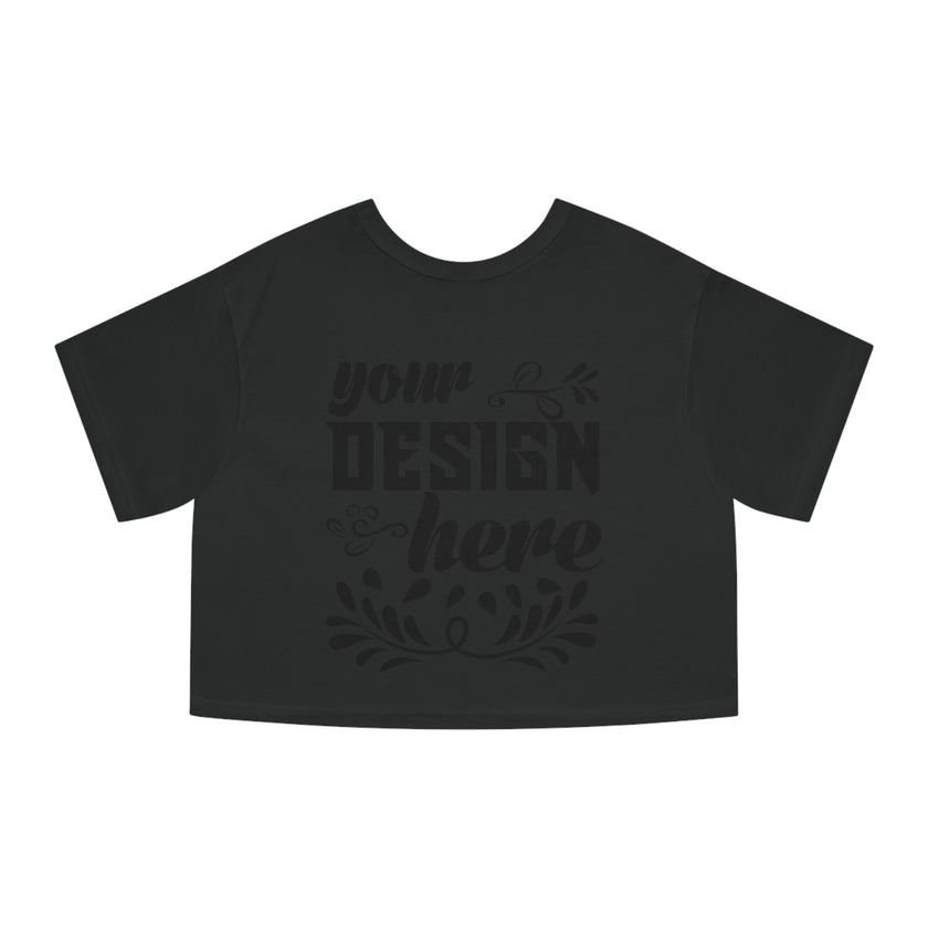 Customizable Champion T453W Womens Heritage Cropped T-Shirt Jersey