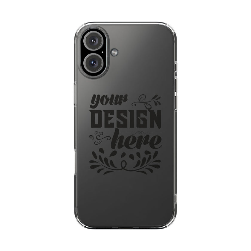 Customizable Clear Impact Resistant Phone Case With TPU Sides Wireless Ready