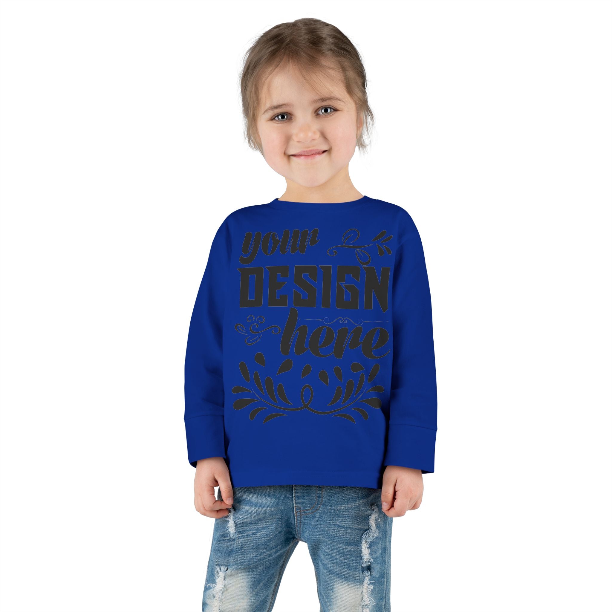 Customizable Rabbit Skins 3302 Toddler Long Sleeve T-Shirt