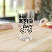 Customizable 16oz Tempered Glass Pint Glass with Custom Inkjet Print