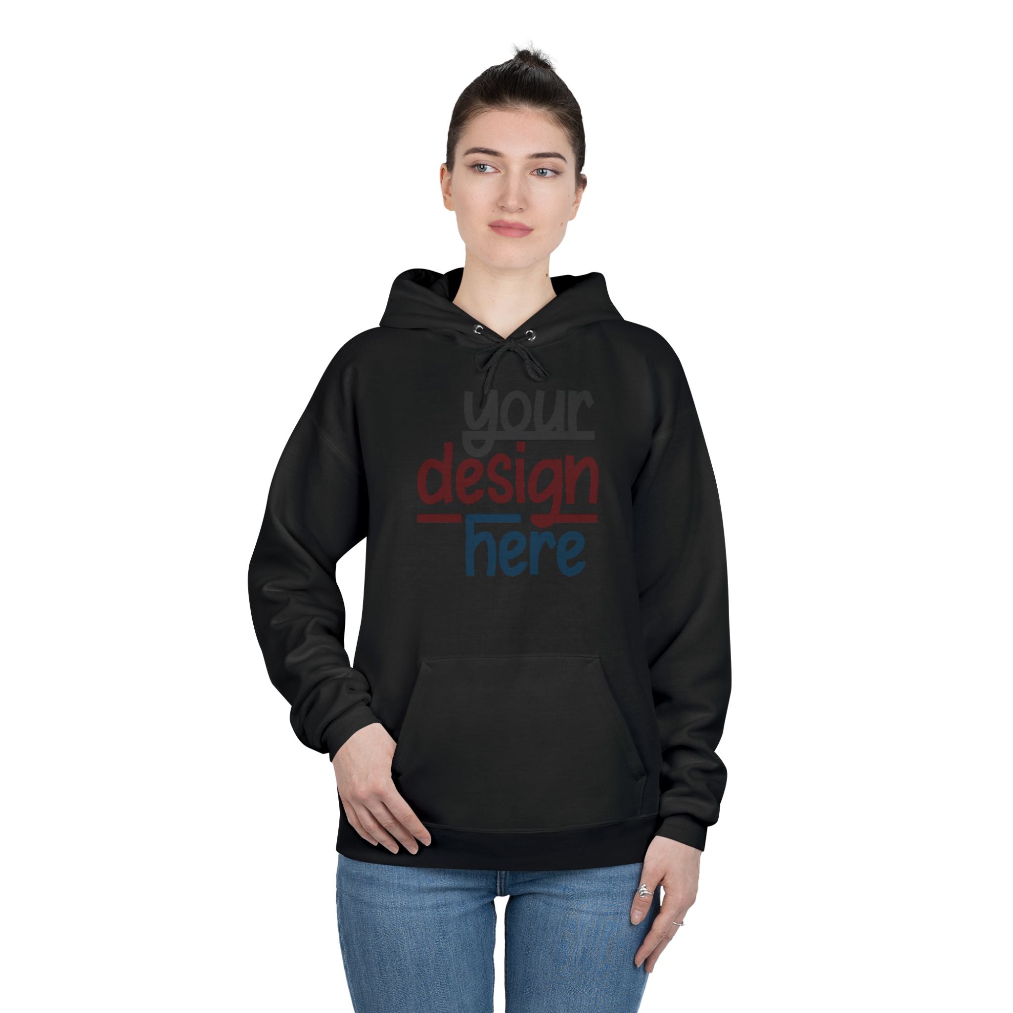 Customizable Hanes P170 EcoSmart Unisex Pullover Hoodie