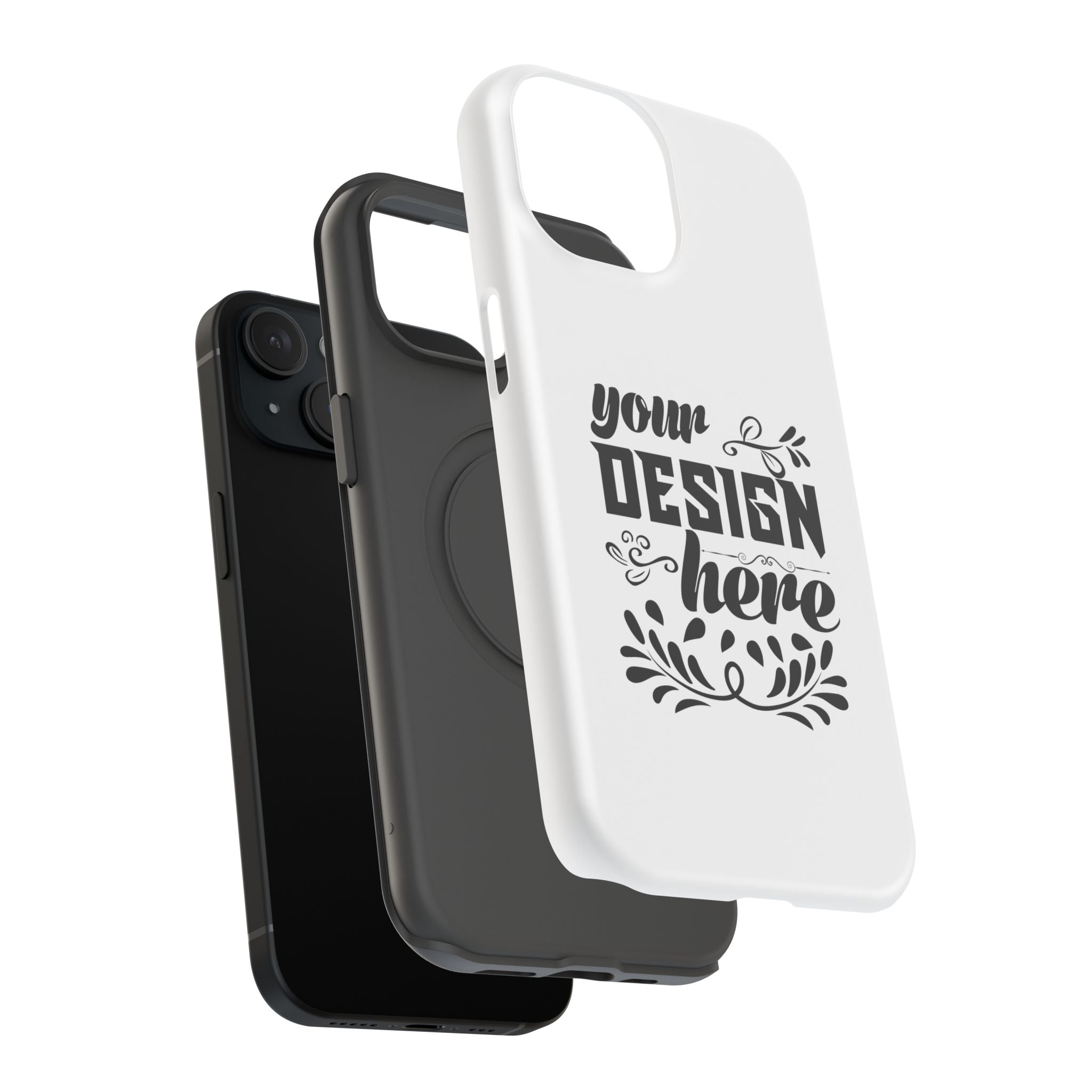 Customizable Impact Resistant Phone Case Dual Layer With Matte Or Glossy