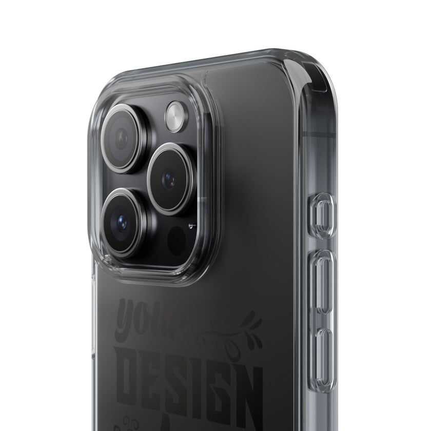 Customizable Clear Impact Resistant Phone Case With TPU Sides Wireless Ready