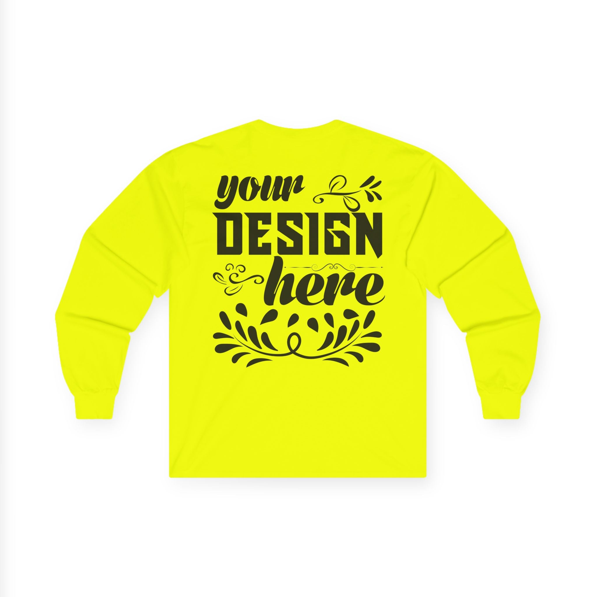 Customizable Gildan 2400 Unisex Ultra Cotton Long Sleeve Tee Classic Fit