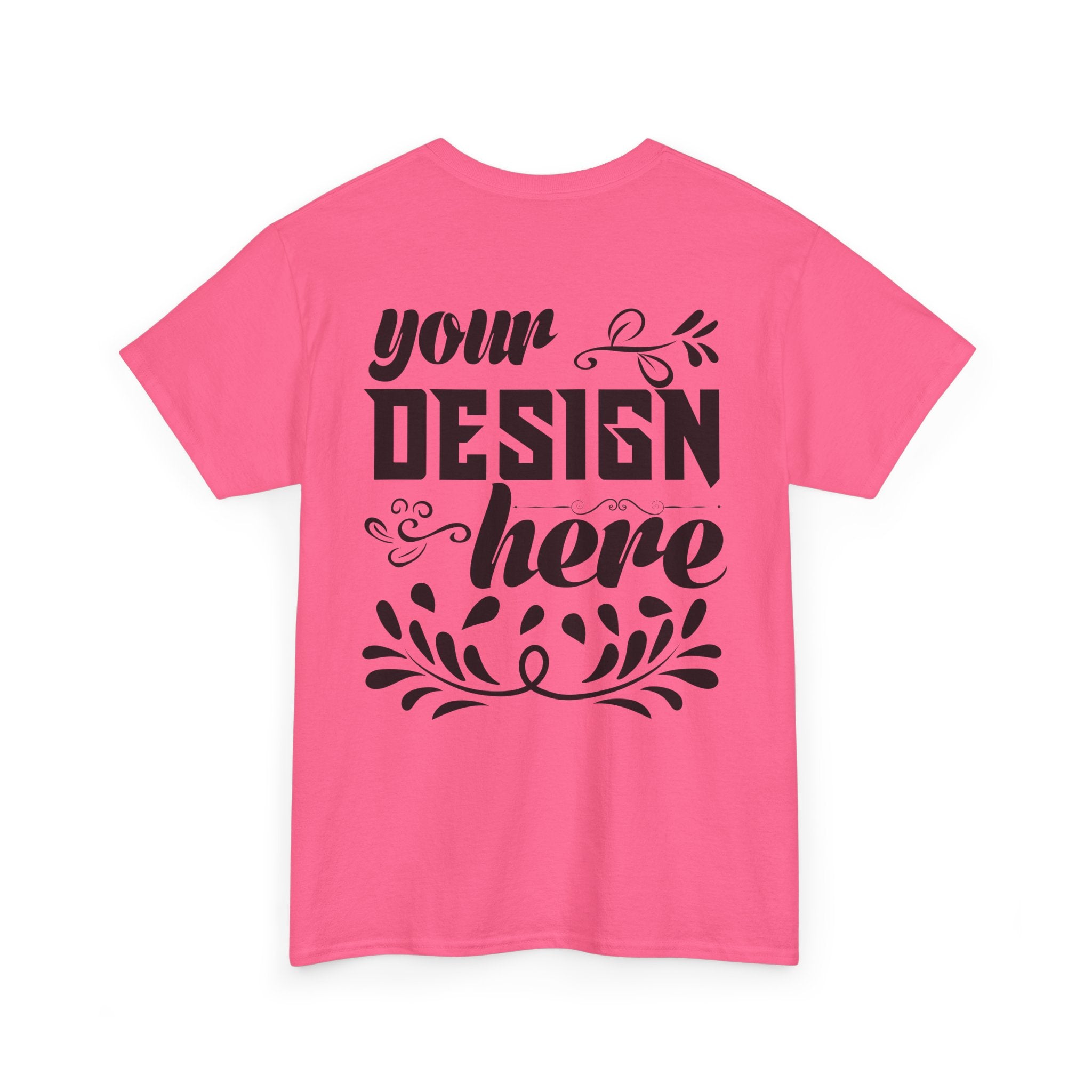 Customizable Gildan 5000 Unisex Heavy Cotton T-Shirt Classic Fit