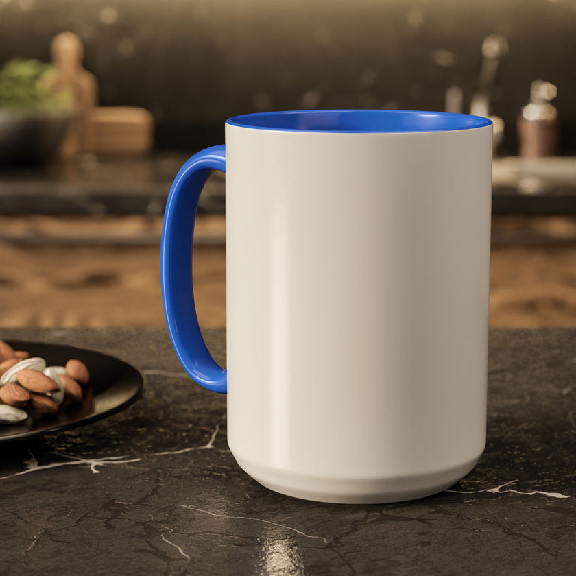 Customizable Glossy Ceramic Accent Mug 11oz and 15oz